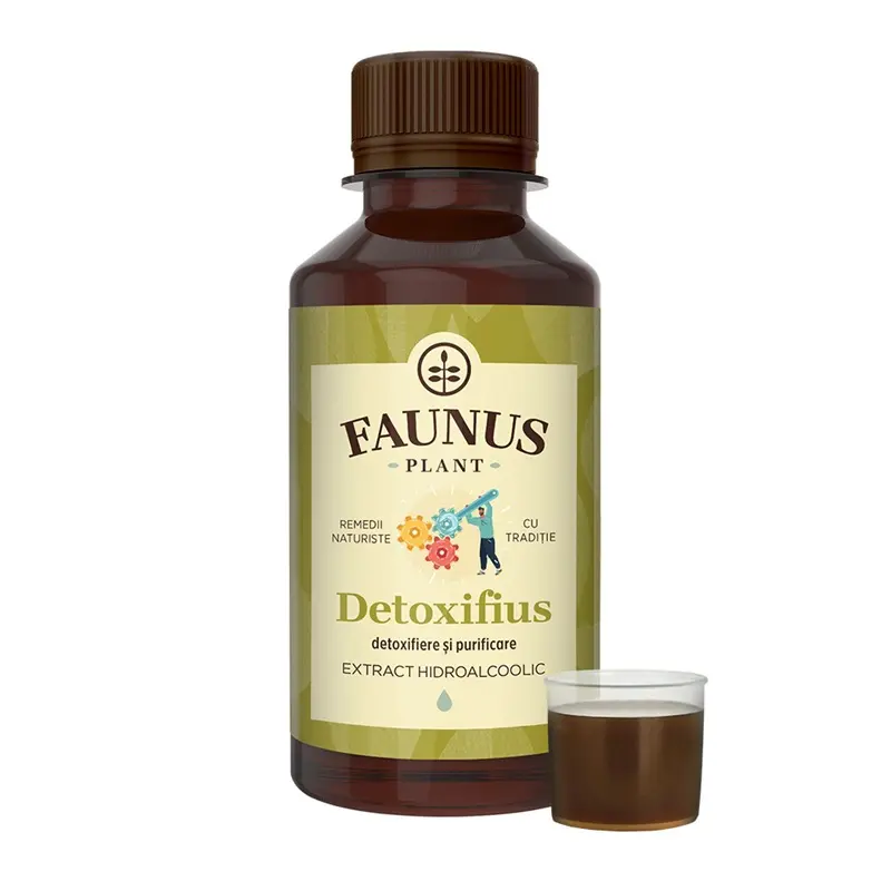 Tinctură de Detoxifius 200 ml – Faunus Plant - Confort digestiv