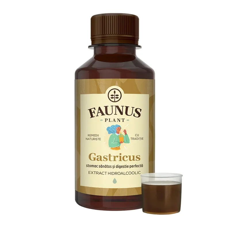 Tinctură de Gastricus 200 ml – Faunus Plant - Confort digestiv