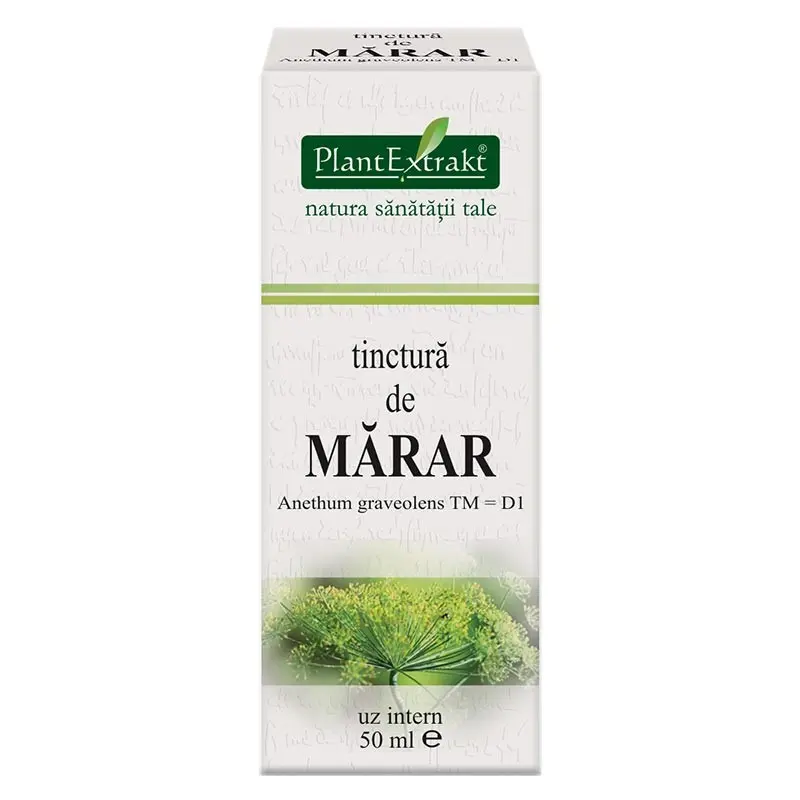 Tinctură de mărar 50 ml – Plantextrakt - Confort intestinal