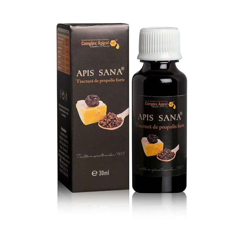 Tinctură de propolis forte 30 ml – Apis Sana Complex Apicol