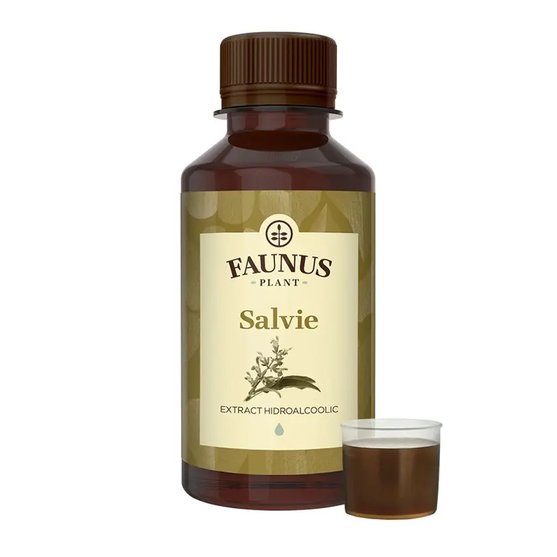 Tinctură de Salvie 200 ml – Faunus Plant