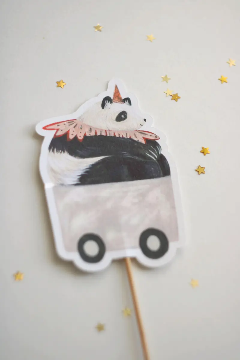 Topper pentru tort- Panda