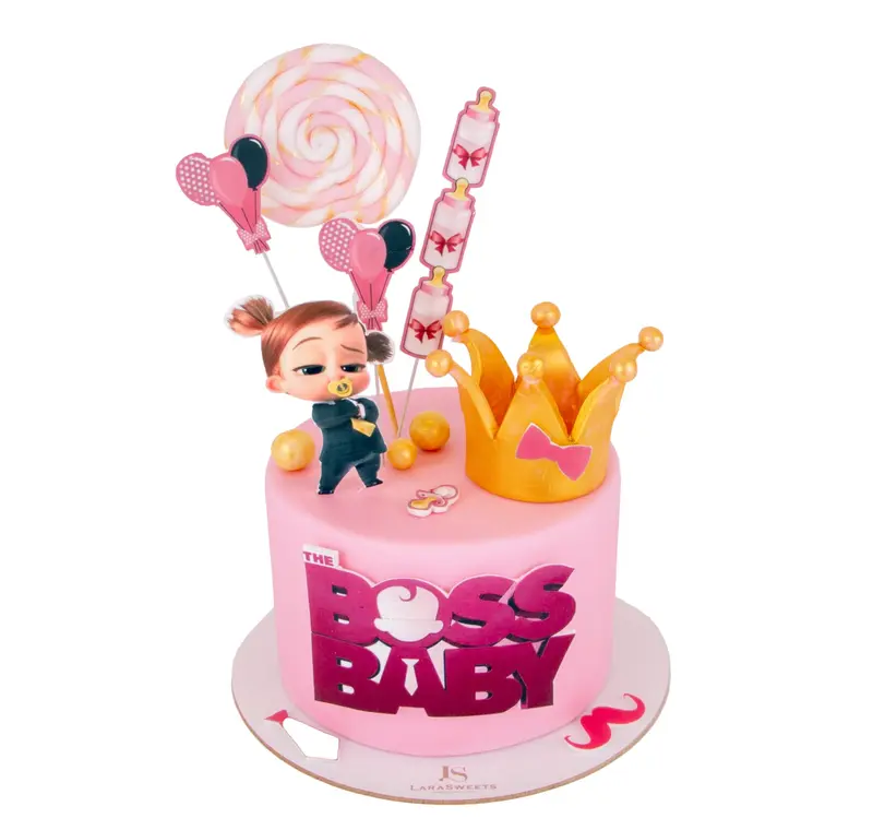 Tort Baby Boss Pink - 2D