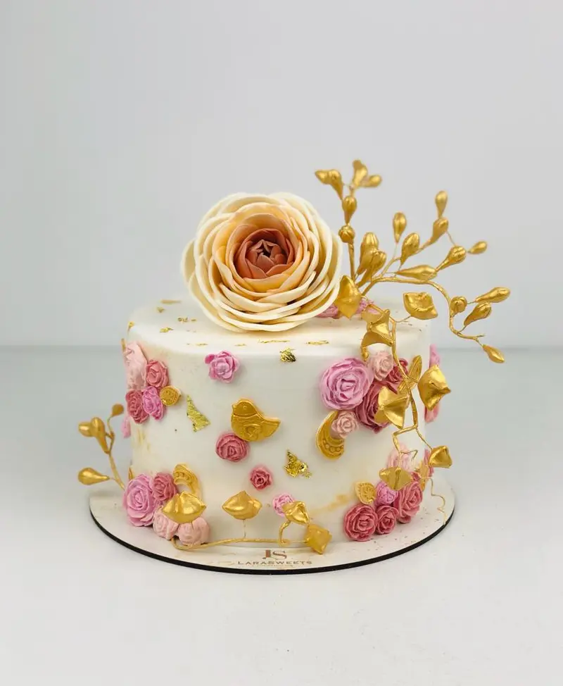 Tort Golden Rose