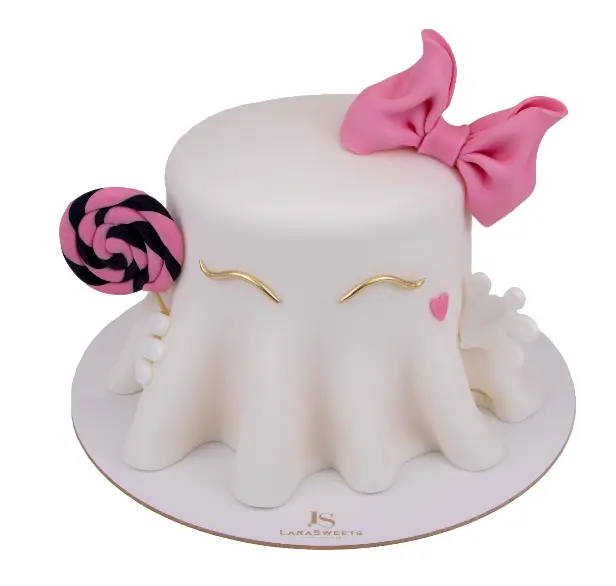 Tort Pink Ghost