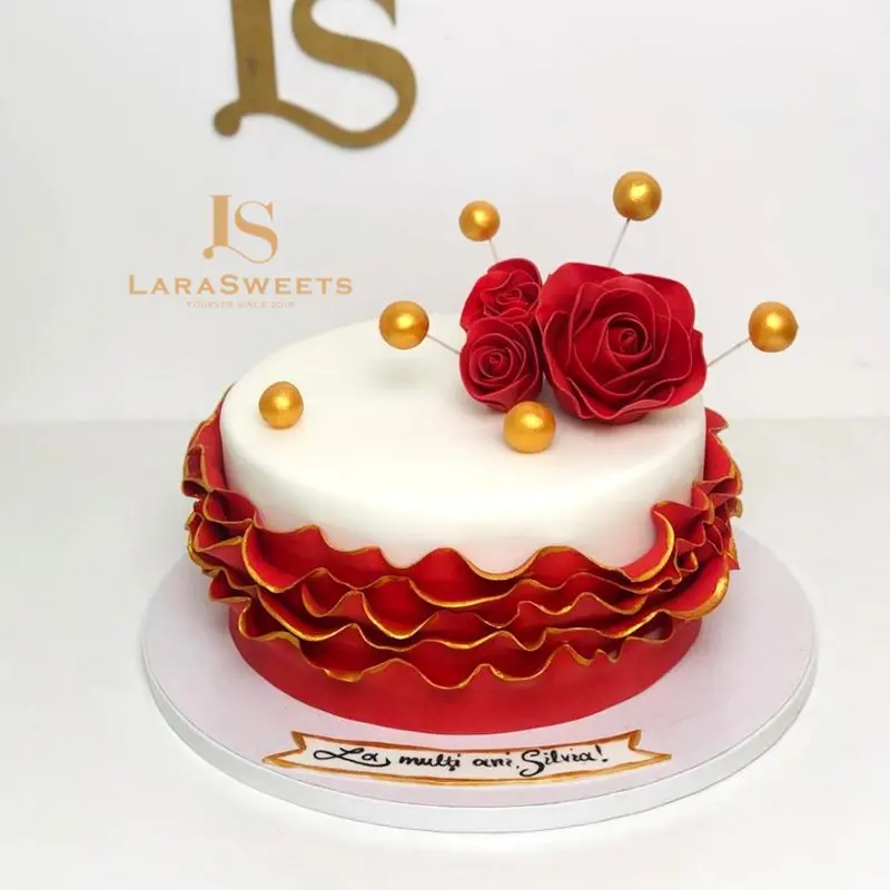 Tort Roses & Waves