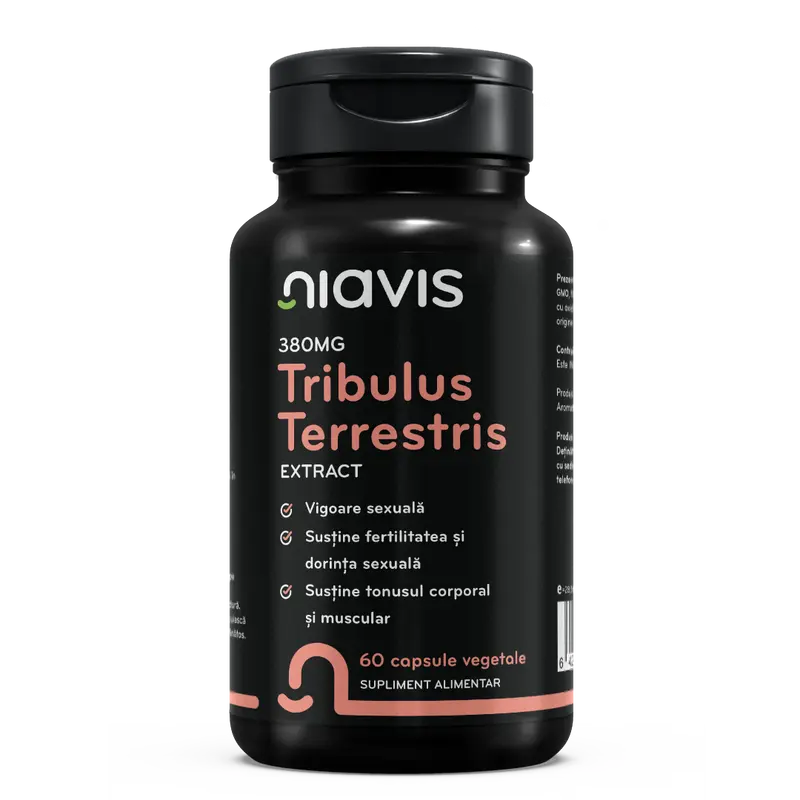 Tribulus Terrestris Extract 380mg 60cps vegetale