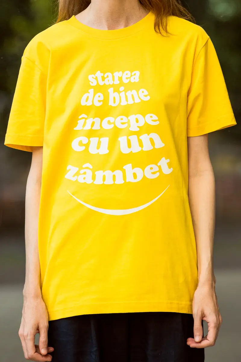 Tricou - Starea de bine începe cu un zâmbet