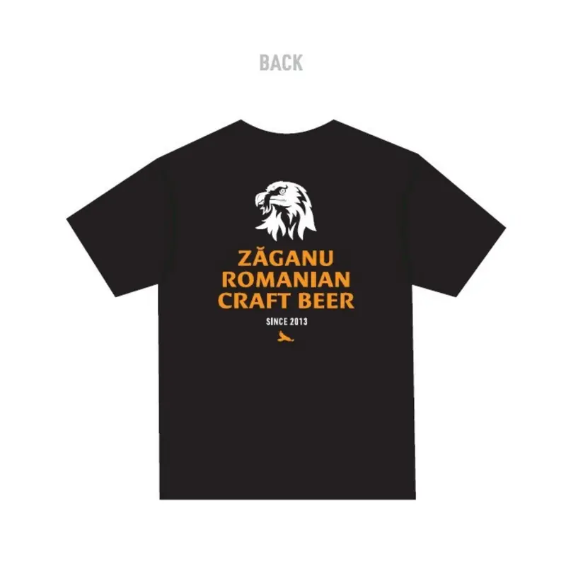 Tricou Zăganu Romanian Craft Beer (negru)
