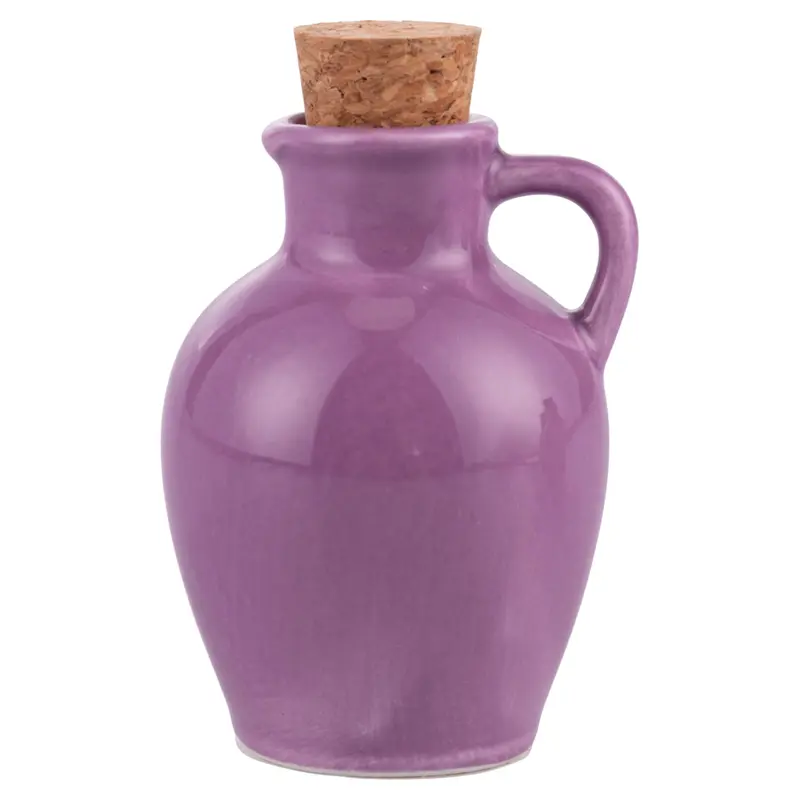 Ulcior mic pentru ulei din ceramică, 95 ml — mov