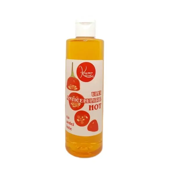 Ulei anticelulitic hot 250 ml – Kosmo Line - Piele catifelată