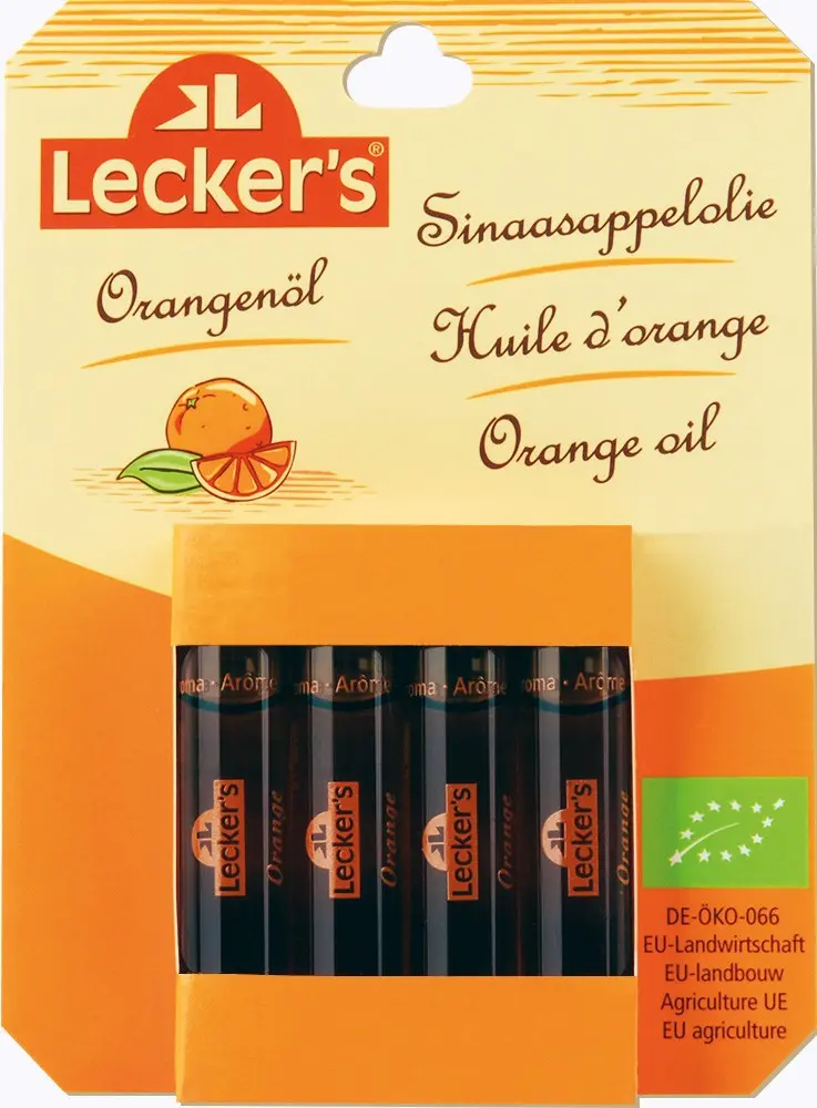 Ulei bio de portocale 4x2ml Lecker's