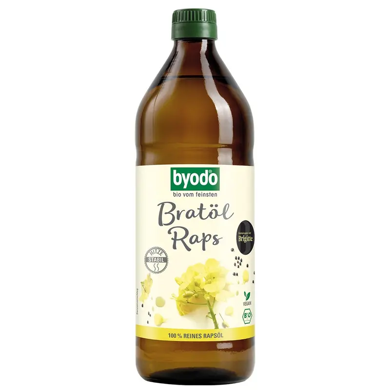 Ulei bio de rapita dezodorizat pentru prajit, 750ml