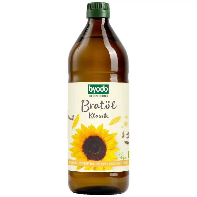 Ulei bio din floarea soarelui pentru prajit, 750ml