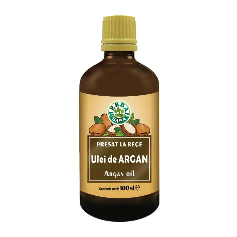 Ulei de argan presat la rece 100 ml – Herbavit - Presat la rece