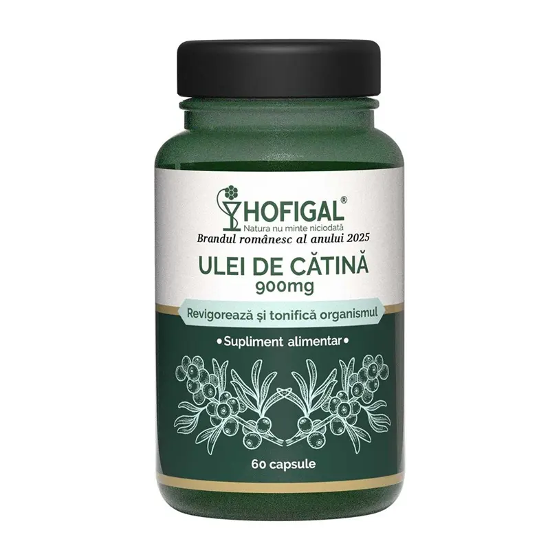 Ulei de cătină 60 capsule moi, 900 mg – Hofigal