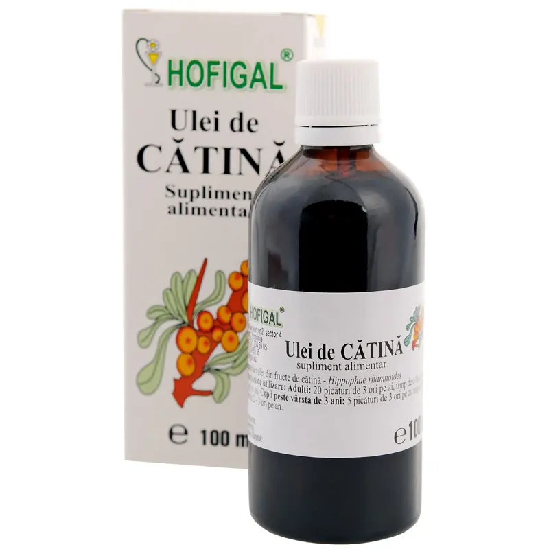 Ulei de cătină esențial 100 ml – Hofigal - Energie zilnică