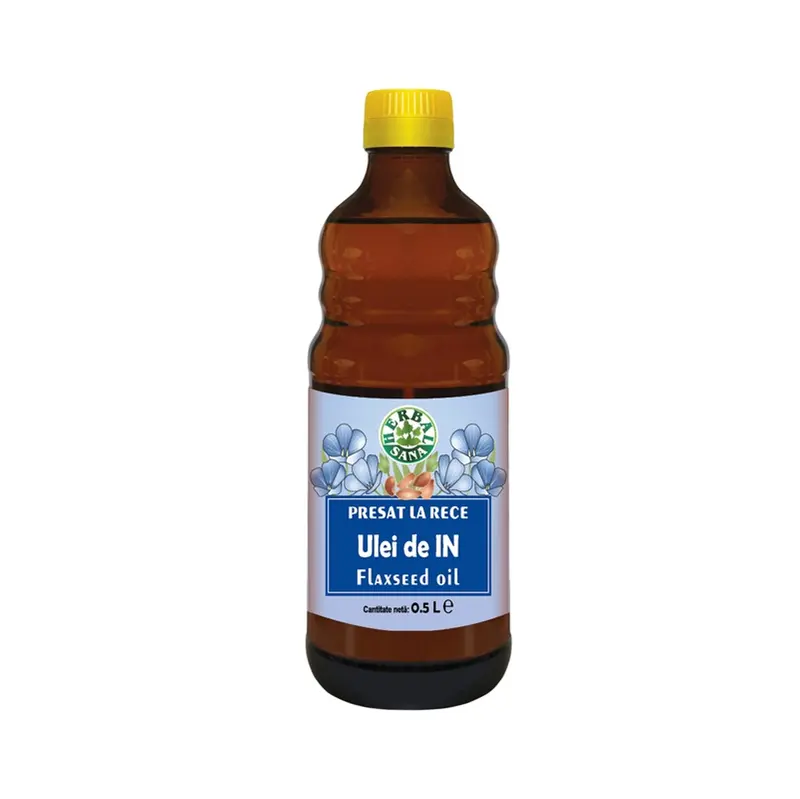 Ulei de in presat la rece 500 ml – Herbavit - Gust specific