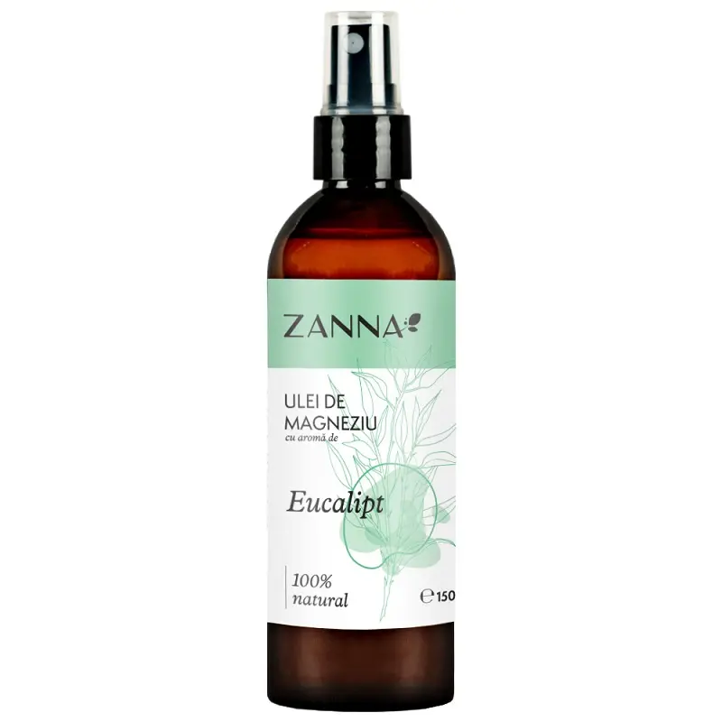 Ulei de magneziu cu aromă de eucalipt spray 150 ml – Zanna
