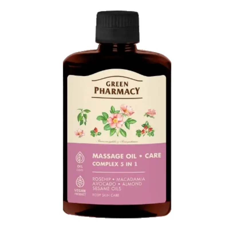 Ulei de masaj complex 5 în 1 200ml Green Pharmacy