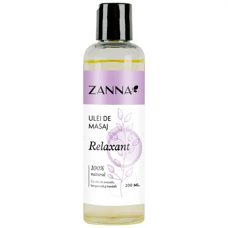 Ulei de masaj relaxant 200 ml – Zanna - Masaj aromaterapeutic