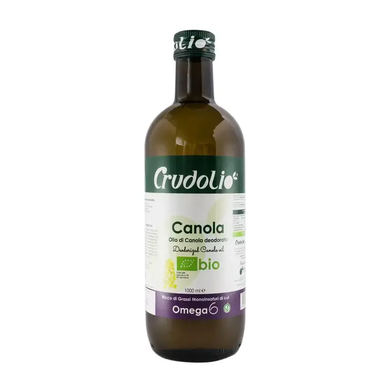 Ulei de rapita bio deodorizat, 1L Crudolio