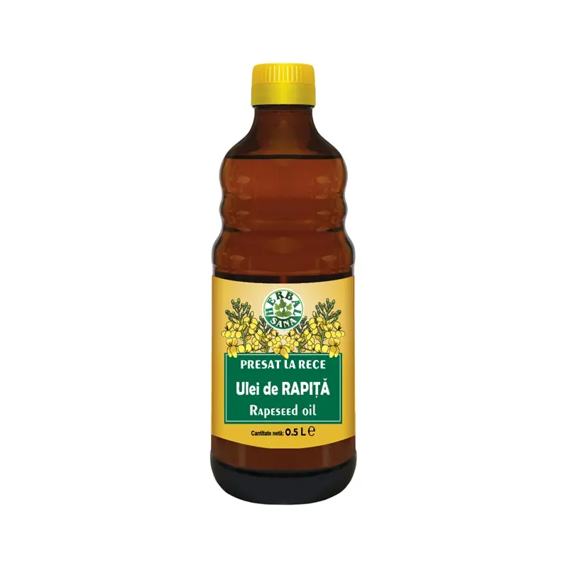 Ulei de rapiță presat la rece 500 ml – Herbavit - Gust specific