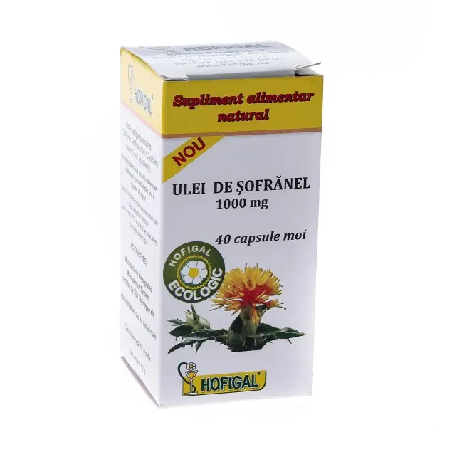 Ulei de sofranel 1000mg 40cps Hofigal