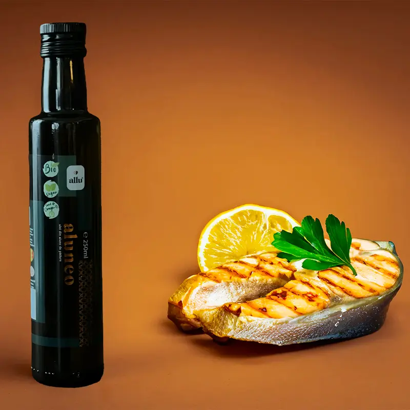 Ulei Din Alune De Pădure Presate La Rece, BIO, Aluneo, 250ml