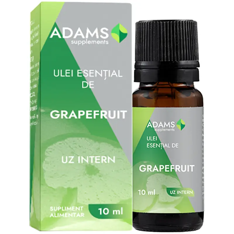 Ulei esențial de grapefruit, uz intern 10 ml – Adams Vision