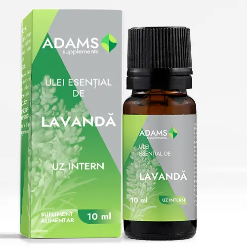 Ulei esențial de lavandă, uz intern 10 ml – Adams Vision