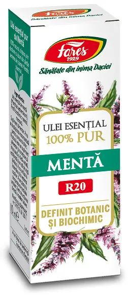Ulei esențial de mentă R20 10 ml – Fares - Mentă tradițională