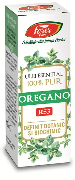 Ulei esențial de oregano R53 10 ml – Fares - Foarte concentrat
