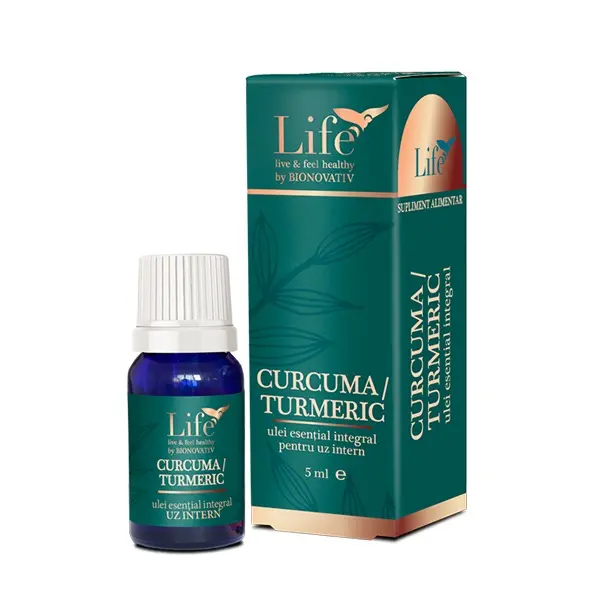 Ulei esențial integral de curcuma/turmeric 5 ml – Bionovativ
