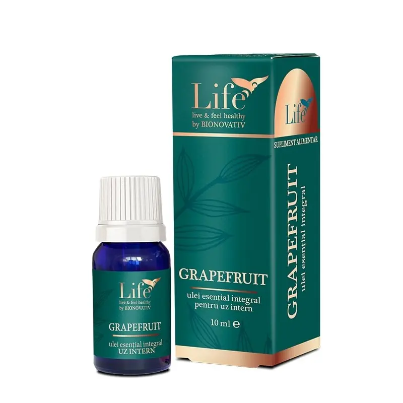 Ulei esențial integral de grapefruit 10 ml – Bionovativ