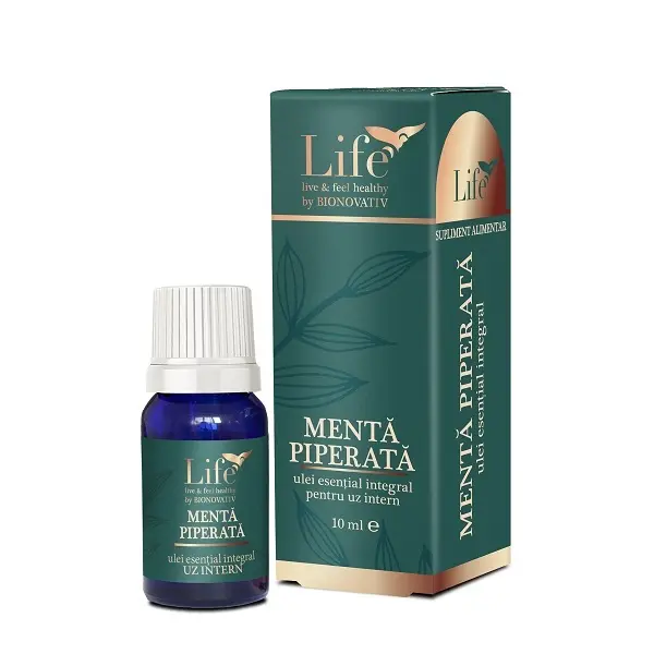 Ulei esențial integral de mentă piperată 10 ml – Bionovativ