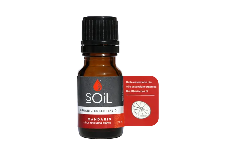 Ulei Esential Mandarin 100% Organic ECOCERT, 10ml | SOiL