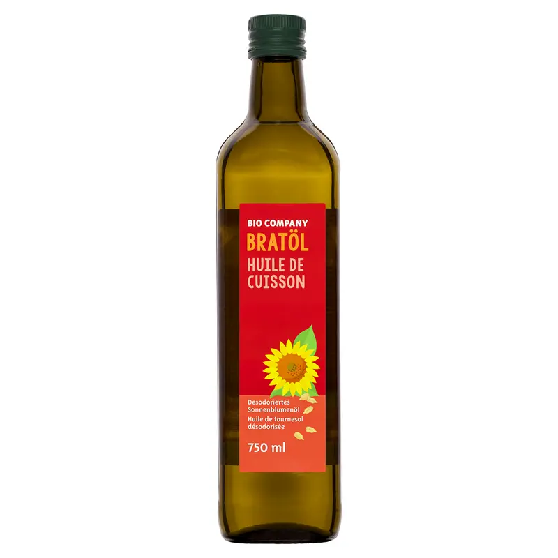 Ulei pentru Prajit Bio Dezodorizat din Floarea Soarelui Bio Company 750 ml