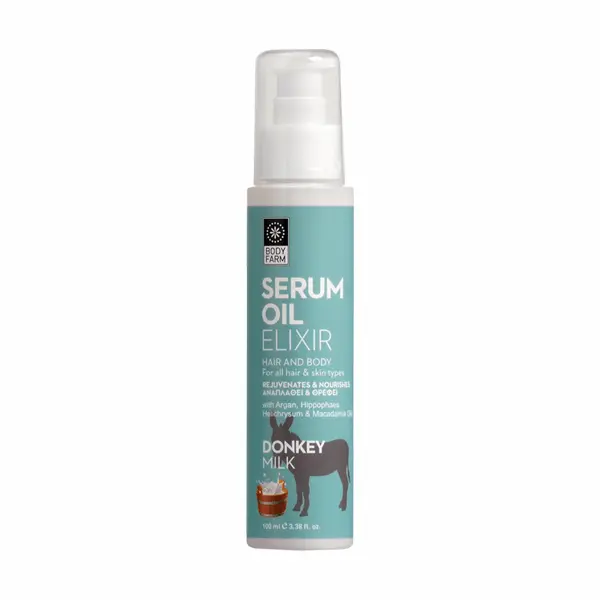 Ulei ser elixir cu lapte de magarita pentru par si corp 100ml Body Farm
