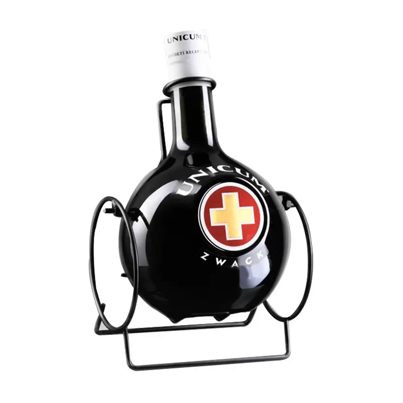 Unicum Zwack 3L cu suport metalic