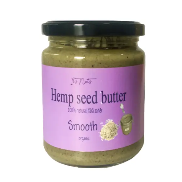Unt bio din seminte de canepa 250g It's Nuts