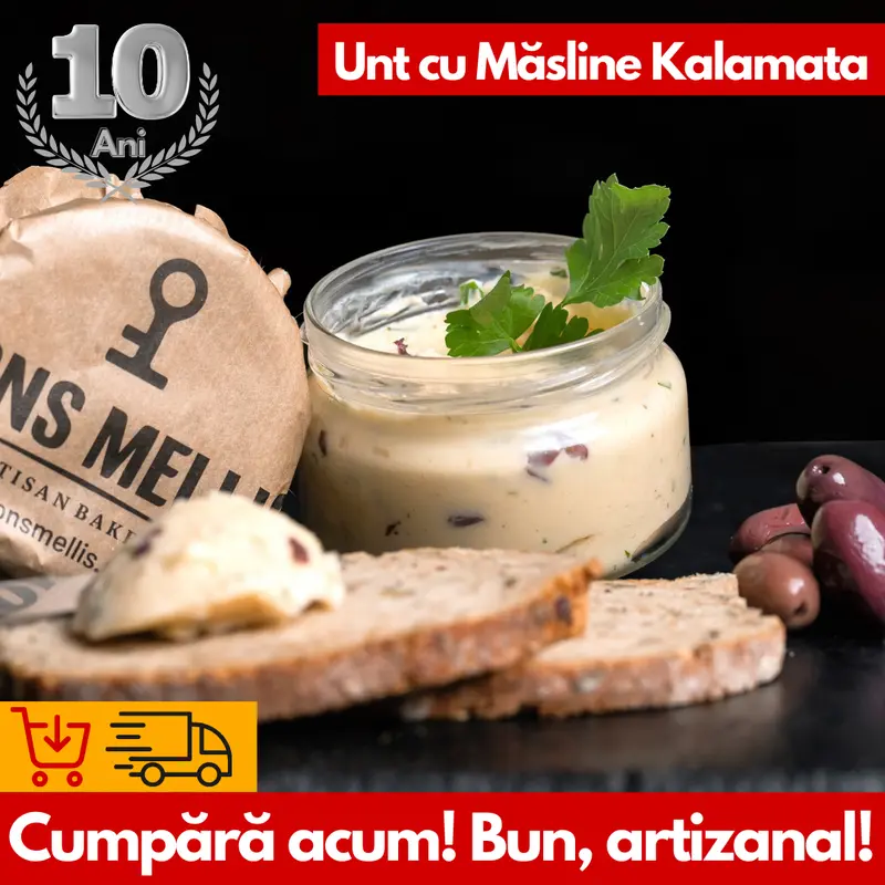 Unt cu Măsline Kalamata 180g - Savoare Mediteraneană de la Mons Mellis
