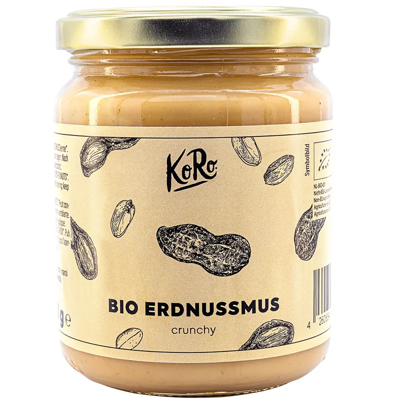 Unt de Arahide Bio Crunchy Koro 250 g