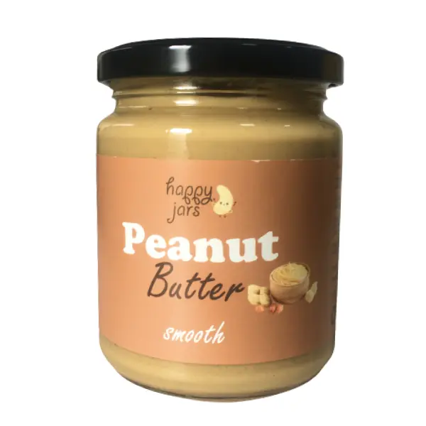 Unt de arahide cremos 250g Happy Jars
