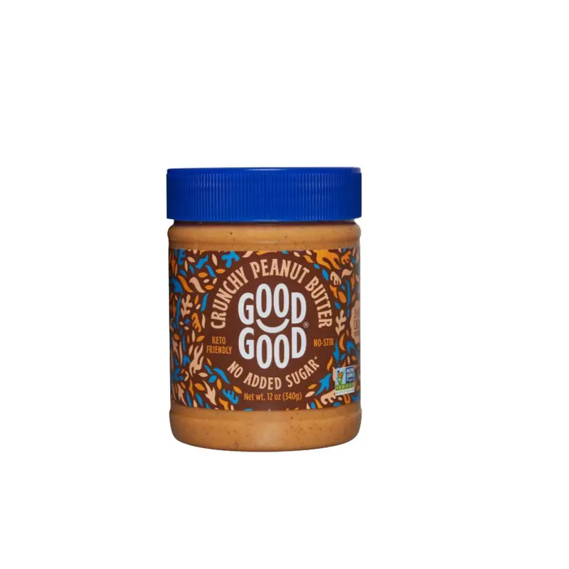 Unt de arahide crunchy fara zahar adaugat 340g Good Good