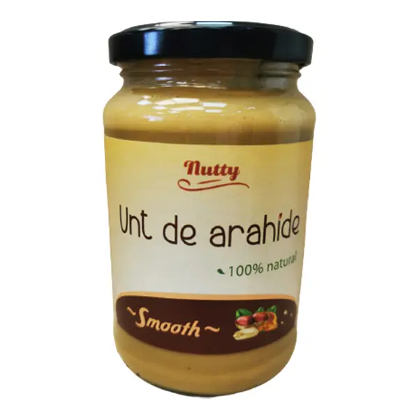 Unt de arahide Smooth 370 g Nutty