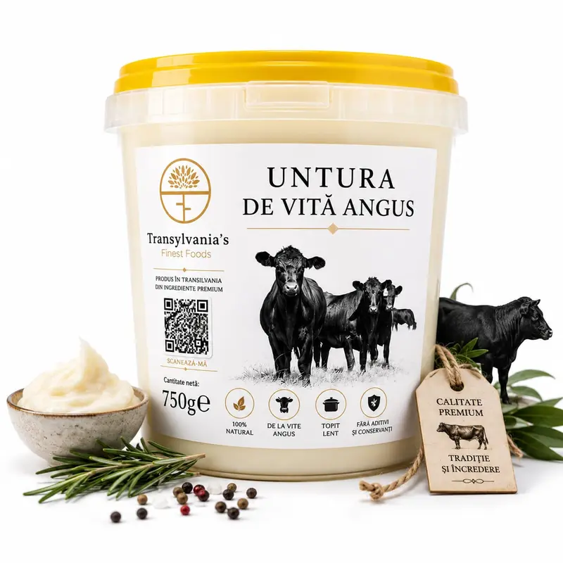 Untură de vită Angus PREMIUM 750g Transylvania's Finest Foods