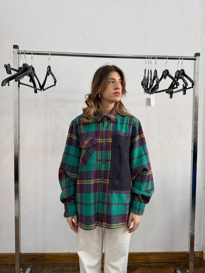 Upcycled Green Shirt