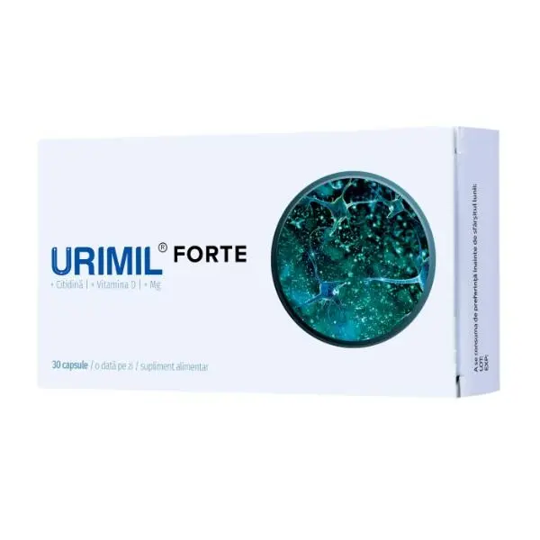 Urimil Forte 30 capsule – Naturpharma - Mai puțină oboseală