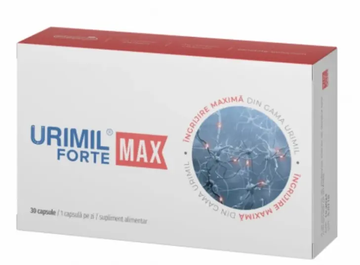 Urimil Forte Max 30 capsule – Naturpharma - Sistem nervos